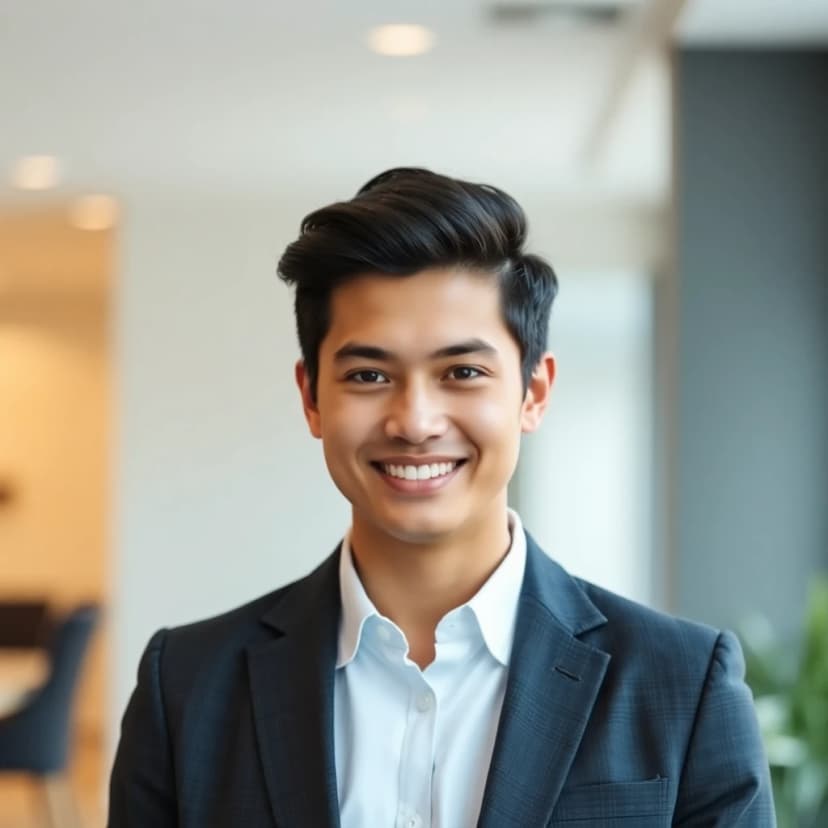 AI generated LinkedIn professional headshot - SelfAI photo studio